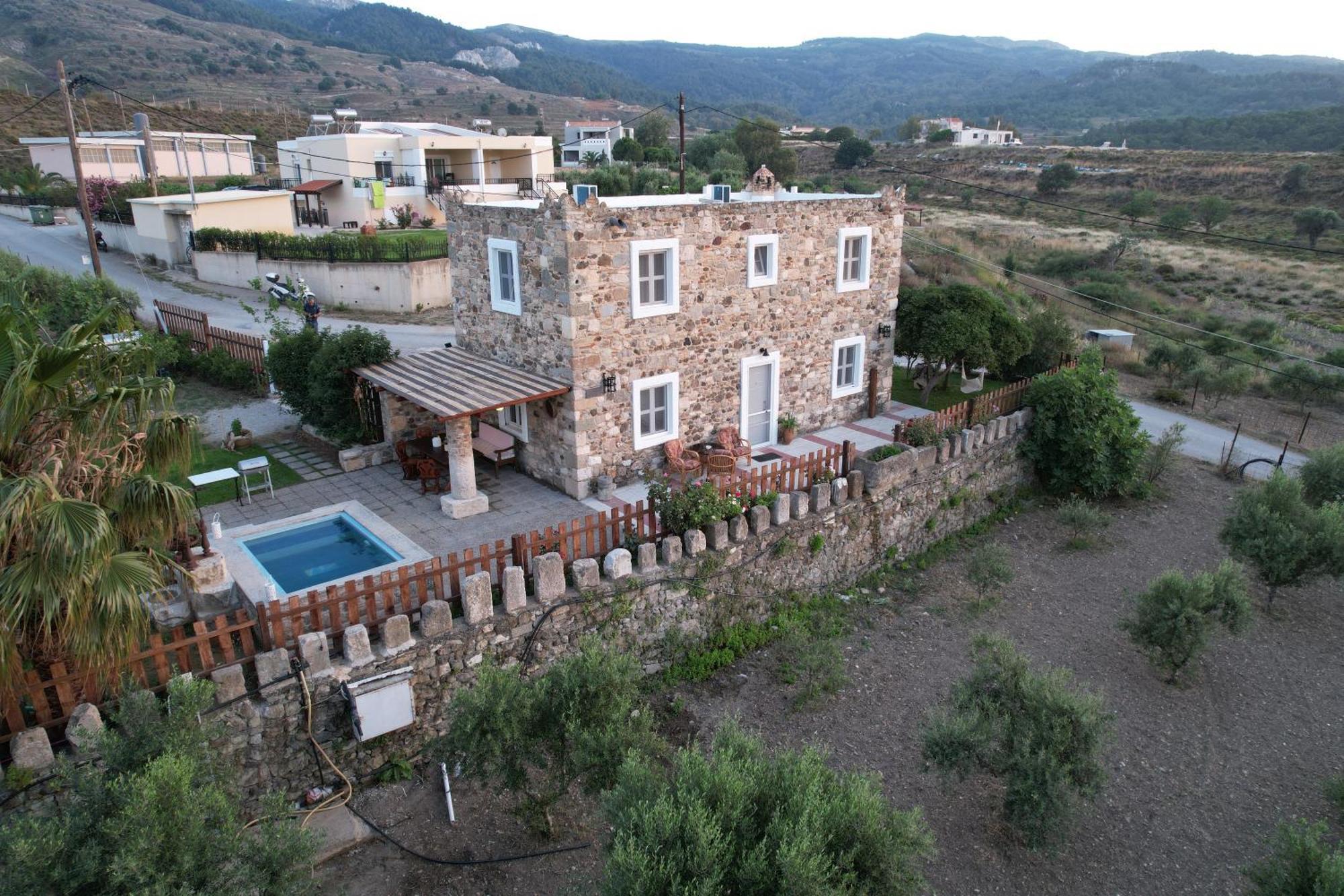 Traditional Kos Villa With Swimming Pool, Lawn Yard And Bbq Εξωτερικό φωτογραφία