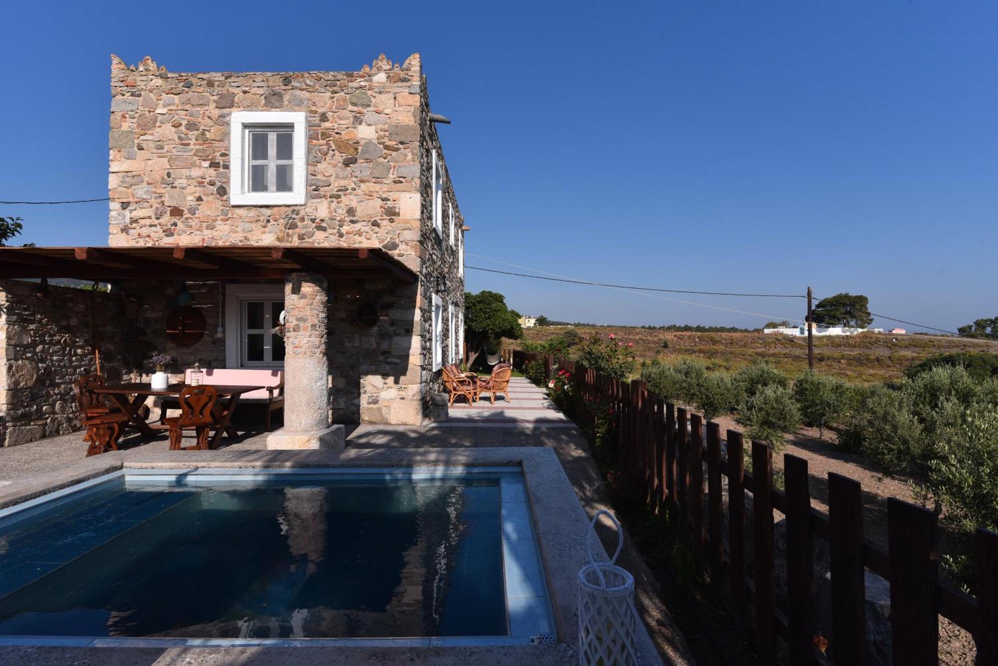 Traditional Kos Villa With Swimming Pool, Lawn Yard And Bbq Εξωτερικό φωτογραφία